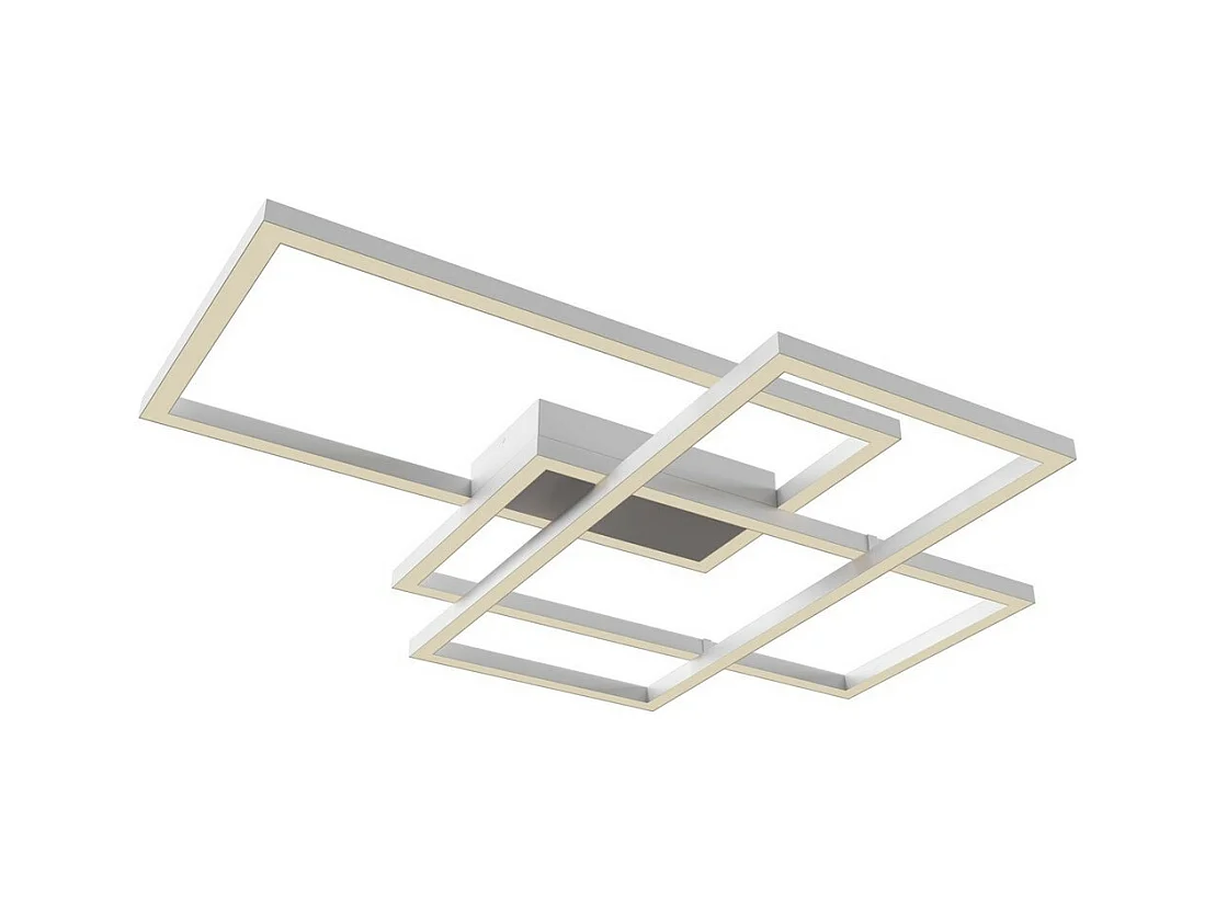 Line Plafoniera LED Quadrata Integrata Bianca