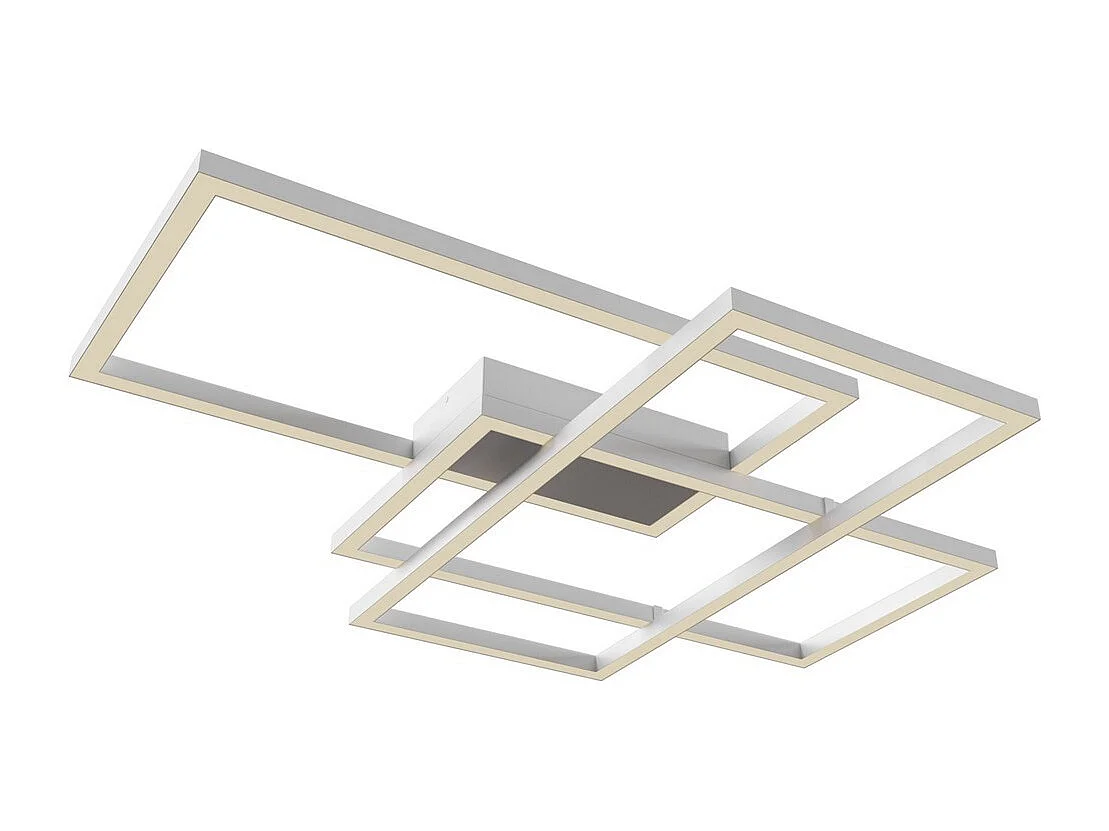 Line Plafoniera LED Quadrata Integrata Bianca