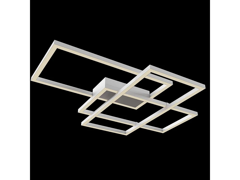 Line Plafoniera LED Quadrata Integrata Bianca