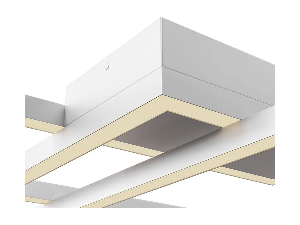 Line Plafoniera LED Quadrata Integrata Bianca