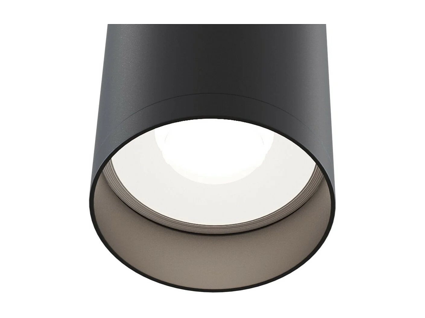 Alfa Downlight de Techo para Montaje en Superficie Negro, 1 Luz, GU10