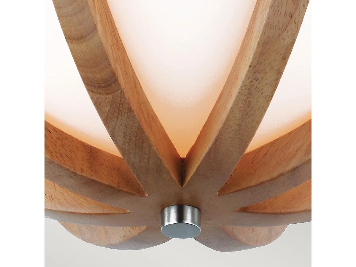 Elstead Allier Unterputz, helles Holz, gebürsteter Stahl, E27