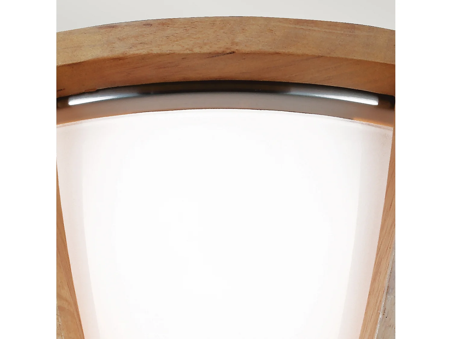 Elstead Allier Unterputz, helles Holz, gebürsteter Stahl, E27