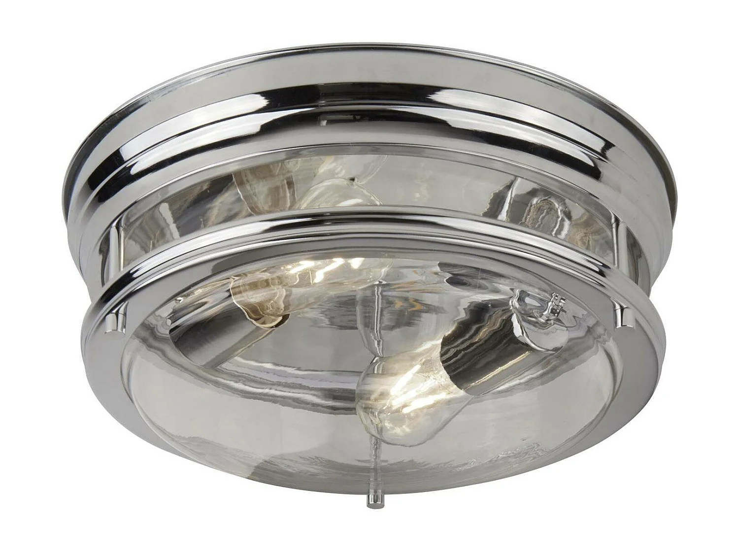 Searchlight Edinburgh 2 ljus badrumsspoltaklampa Krom IP44, E27