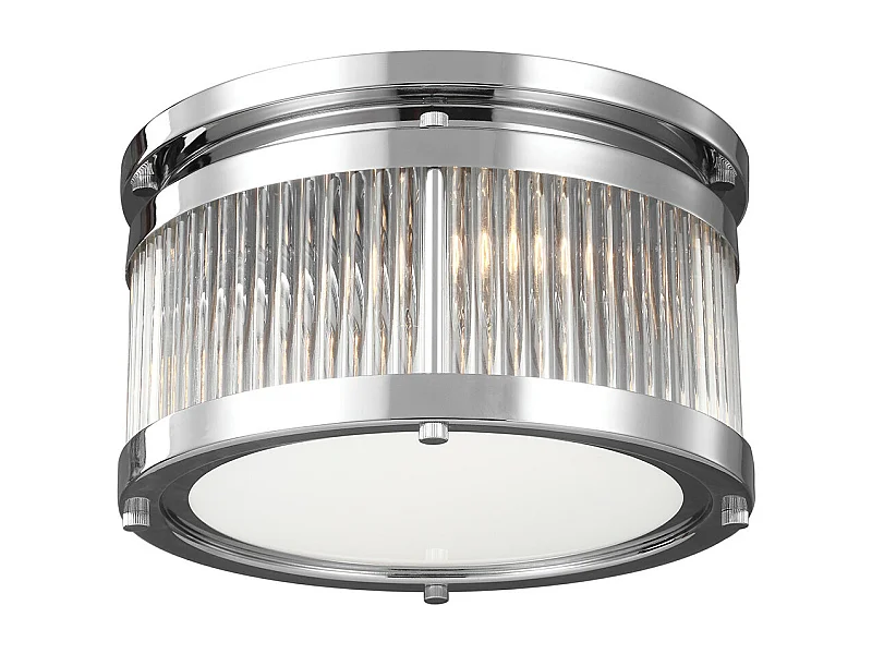 Elstead Paulson 3 ljus badrum infälld taklampa krom IP44, G9