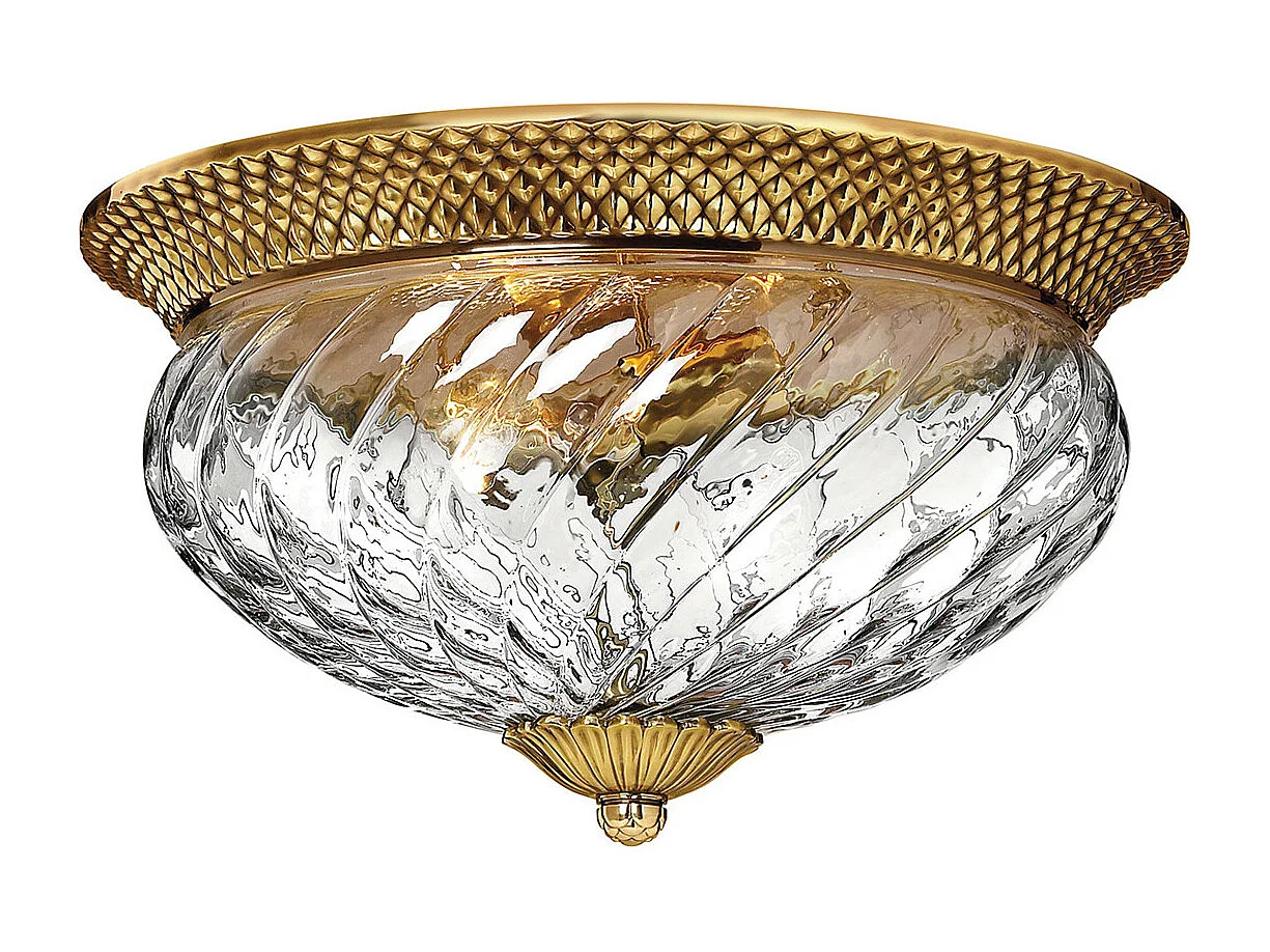 Plantation Hinkley 3 luci da incasso in ottone brunito