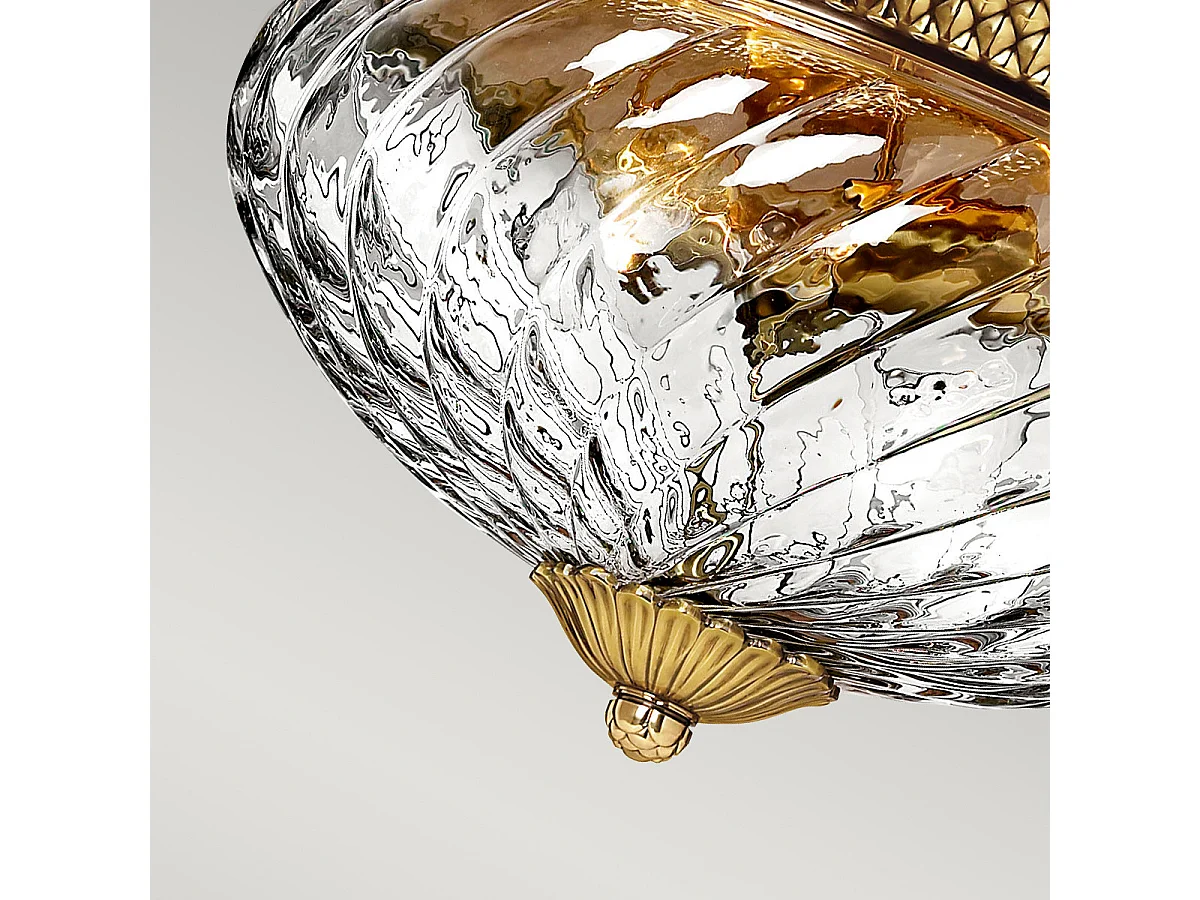 Plantation Hinkley 3 luci da incasso in ottone brunito