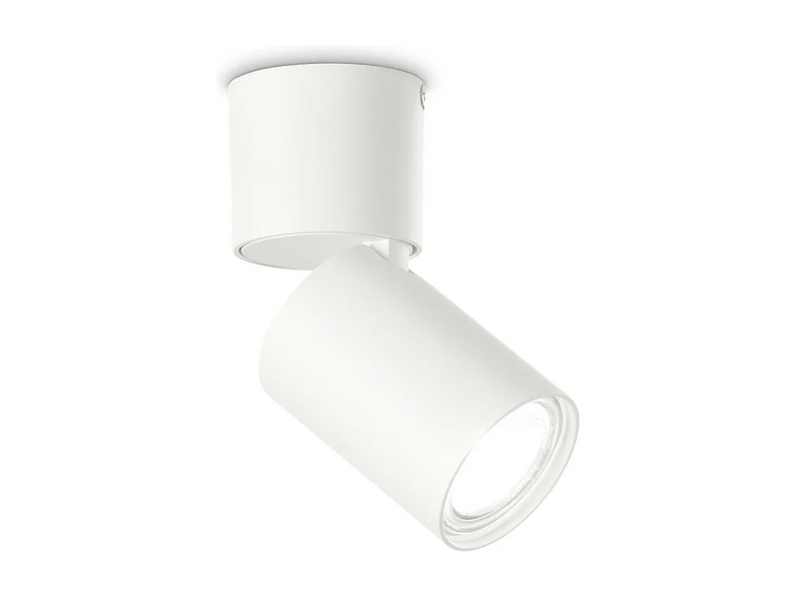 Ideal Lux TOBY Faretto da incasso a superficie orientabile bianco