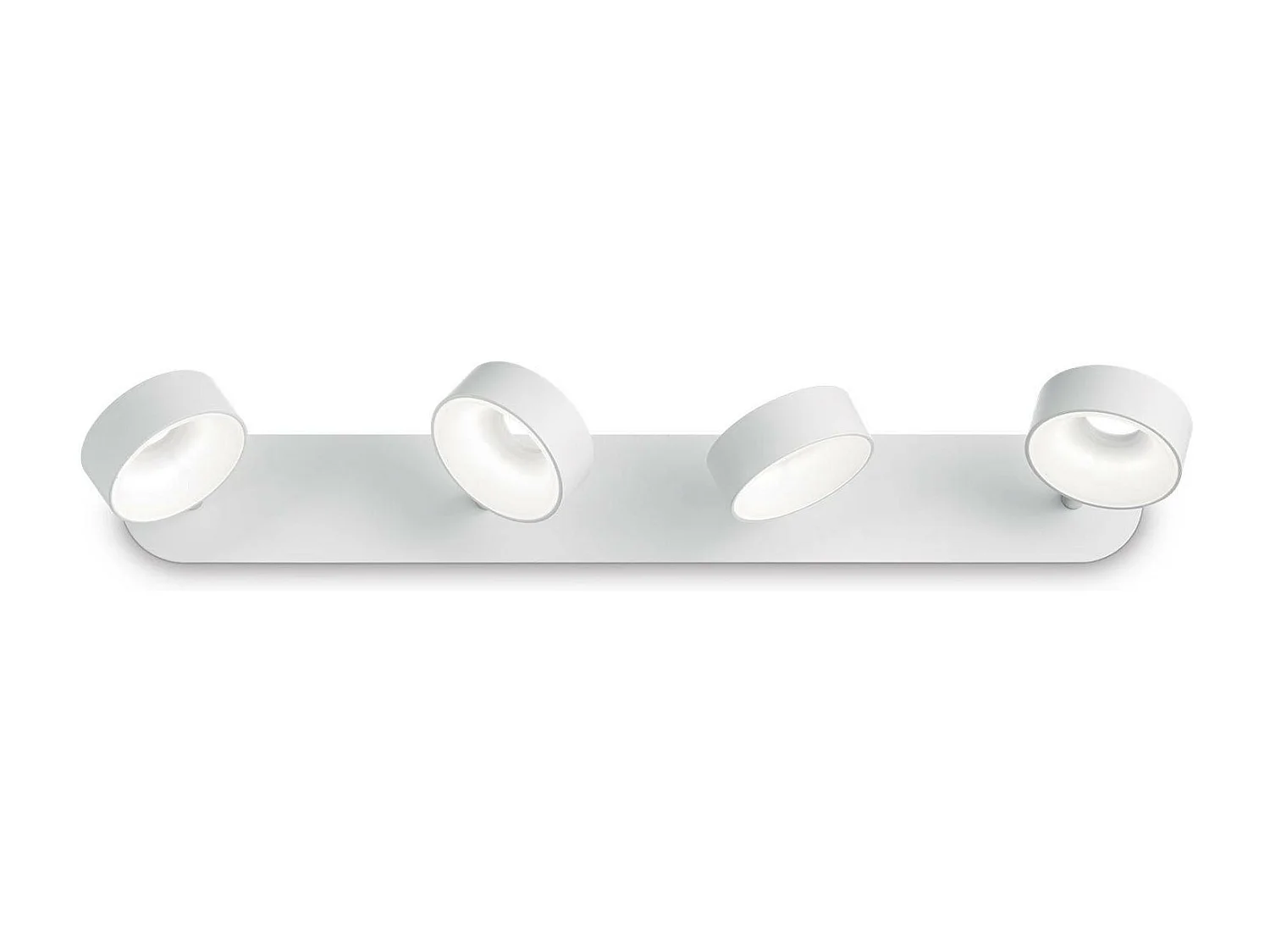 Ideal Lux Oby - Lámpara de techo LED 4 luces Blanca