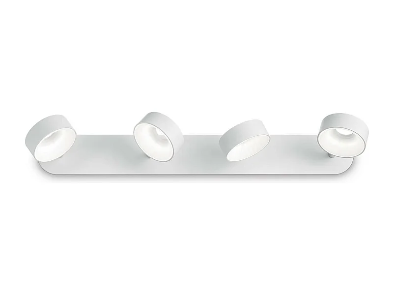 Ideal Lux Oby - Plafoniera LED 4 luci Bianca