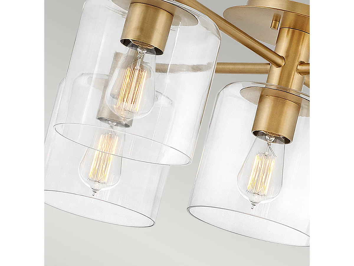 Elstead Hinkley Axel Multi Arm Semi Flush Taklampa Heritage Mässing