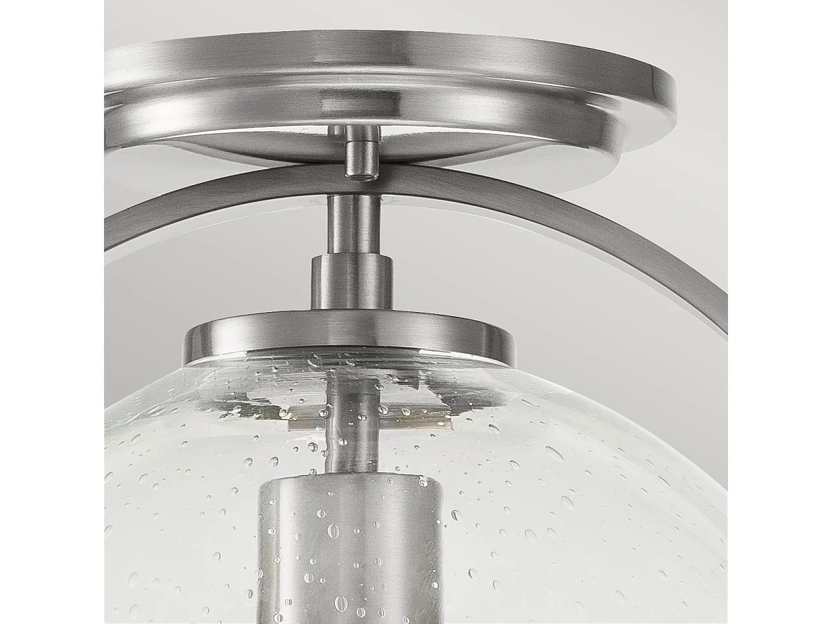 Elstead Hinkley Somerset Globe Taklampa Borstad Nickel