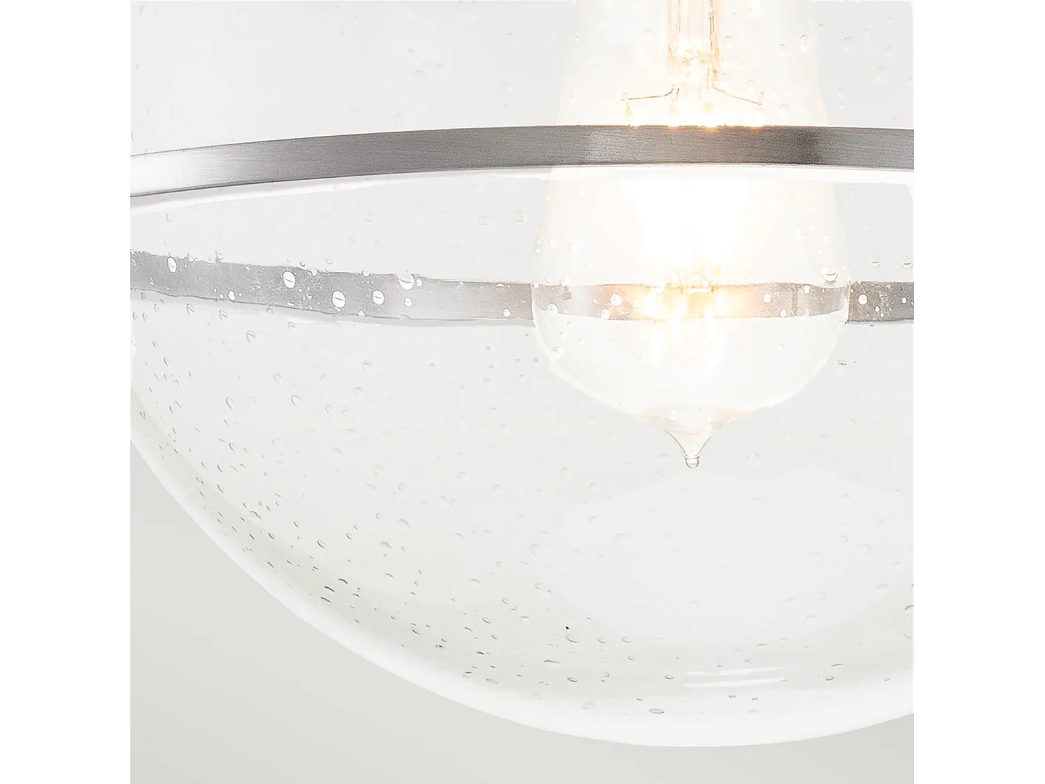 Elstead Hinkley Somerset Globe Taklampa Borstad Nickel