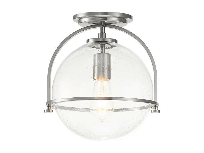 Elstead Hinkley Somerset Globe Taklampa Borstad Nickel