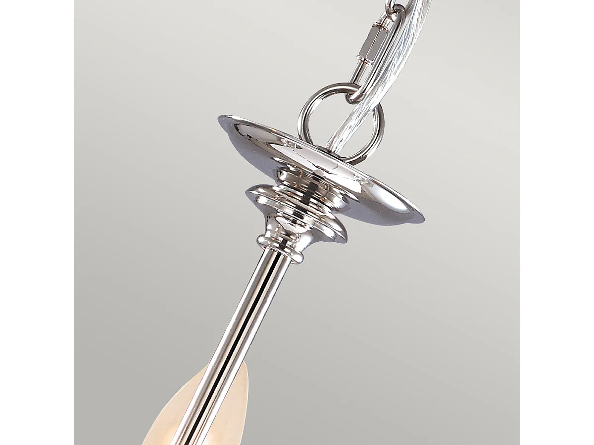 Elstead Finsbury Park Ljuskrona 3 ljuspolerad nickelfinish, E14