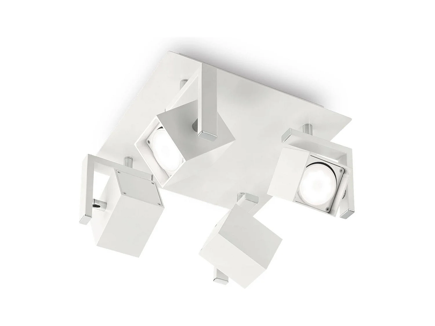 Ideal Lux Mouse Plafonnier 4 Lumières Blanc