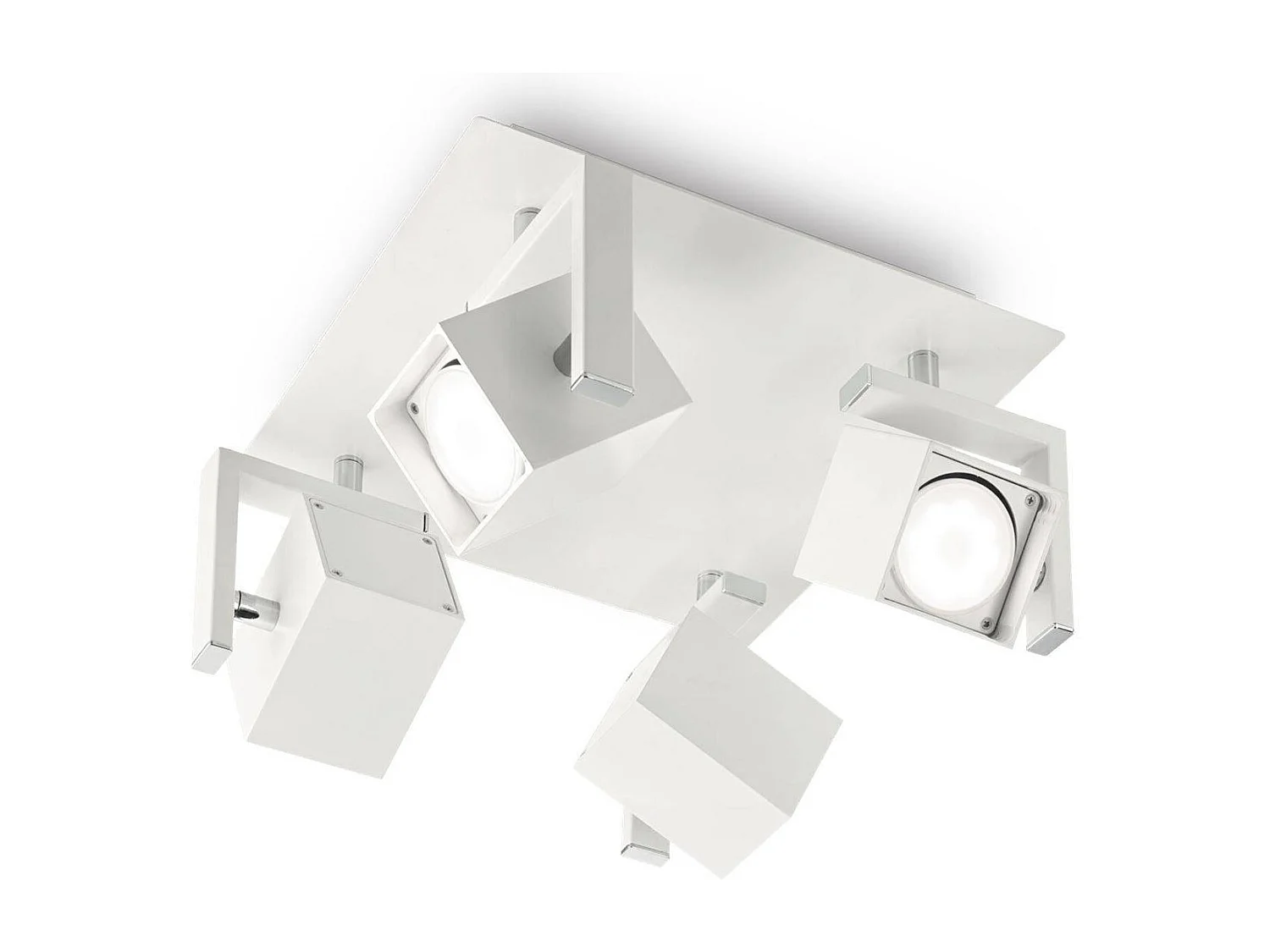Ideal Lux Mouse Plafonnier 4 Lumières Blanc
