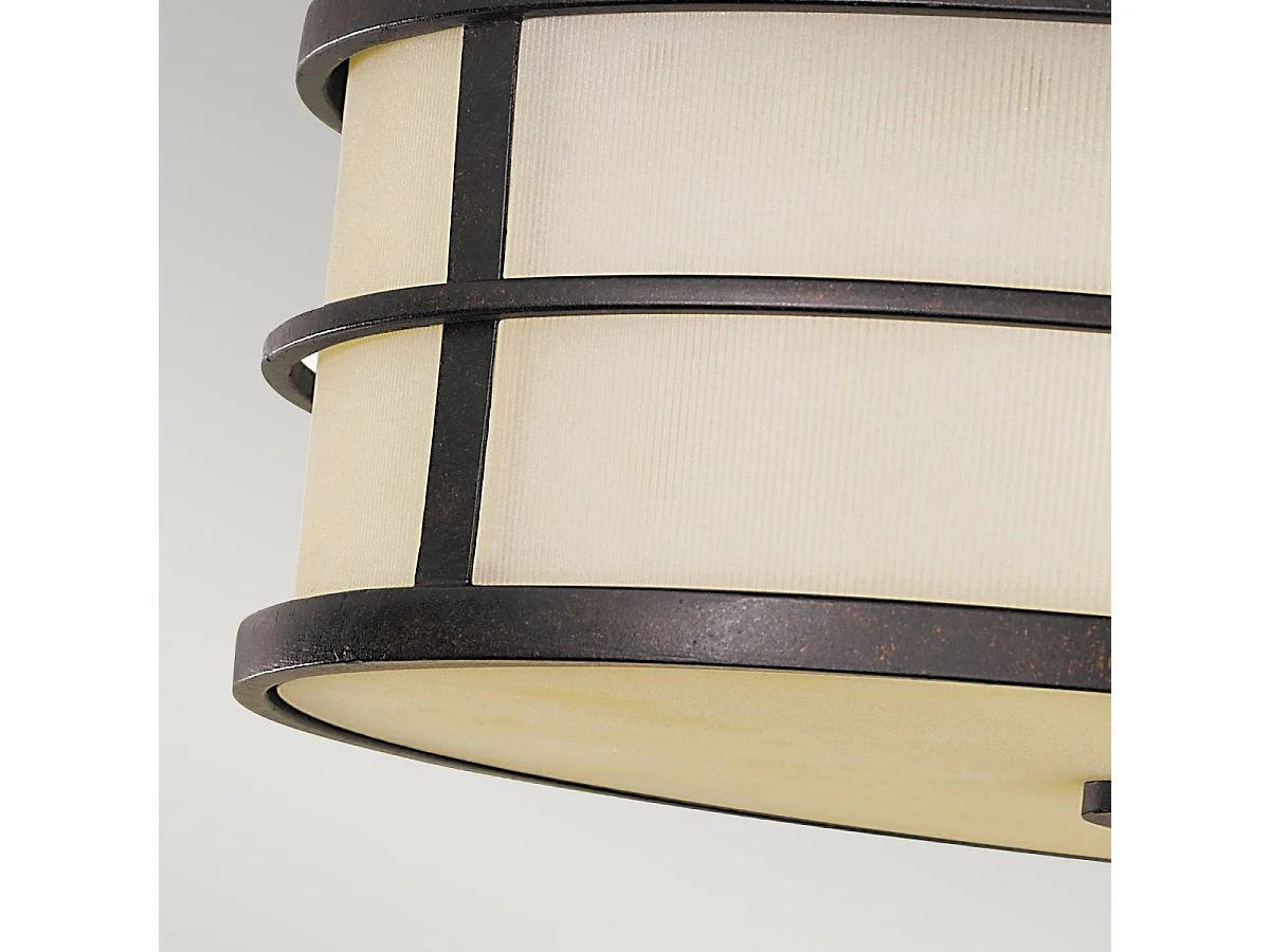 Elstead Fusion - Plafoniera da incasso a 3 luci Bronzo, attacco E27