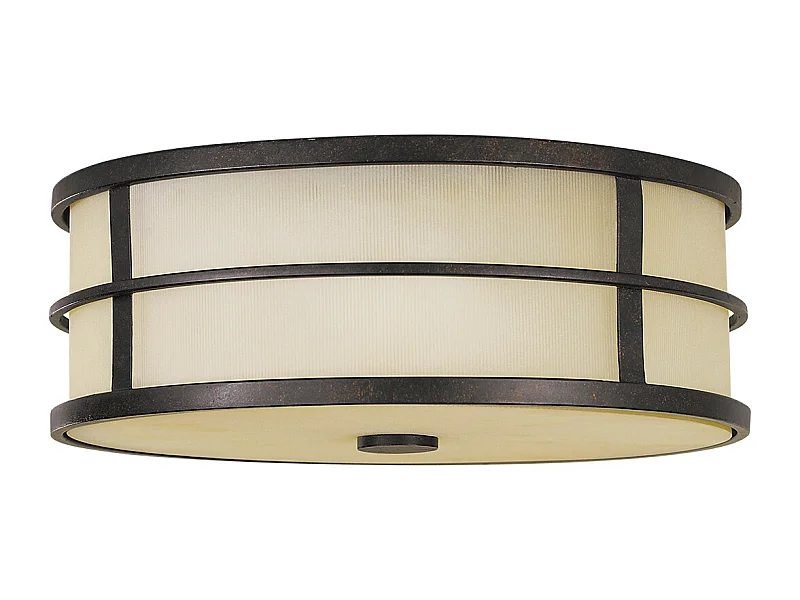 Elstead Fusion - Plafoniera da incasso a 3 luci Bronzo, attacco E27