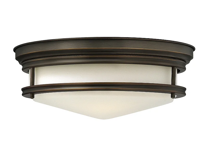 Elstead Hadley - 3 licht Semi Flush Deckenleuchte Öl eingerieben Bronze, E27