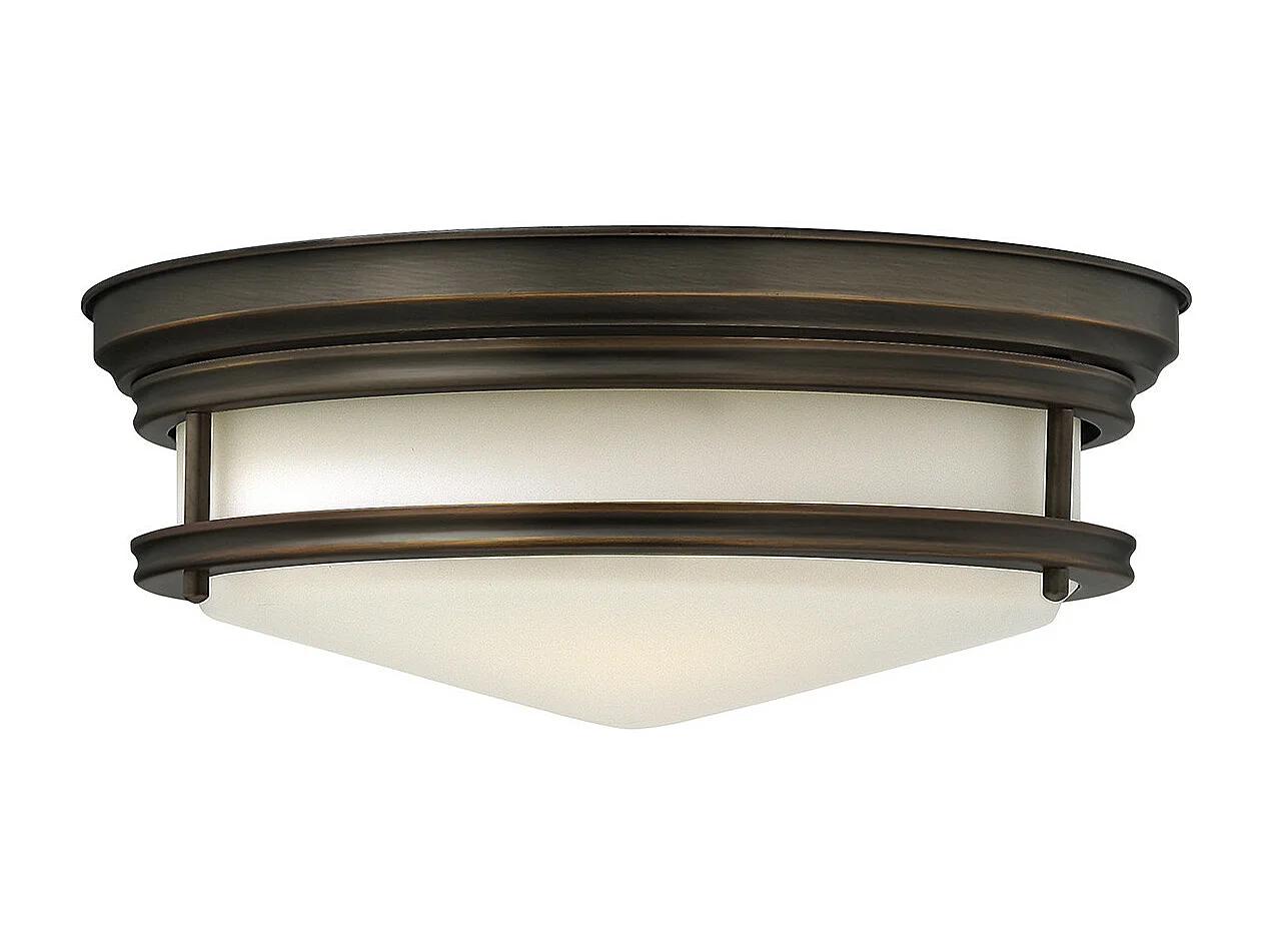 Elstead Hadley - 3 licht Semi Flush Deckenleuchte Öl eingerieben Bronze, E27