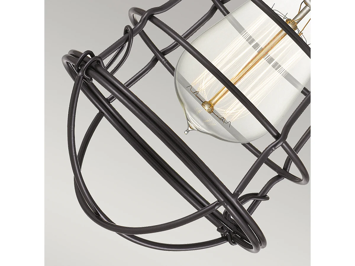 Elstead Quoizel Mixon Halbbündige Deckenleuchte Palladian Bronze