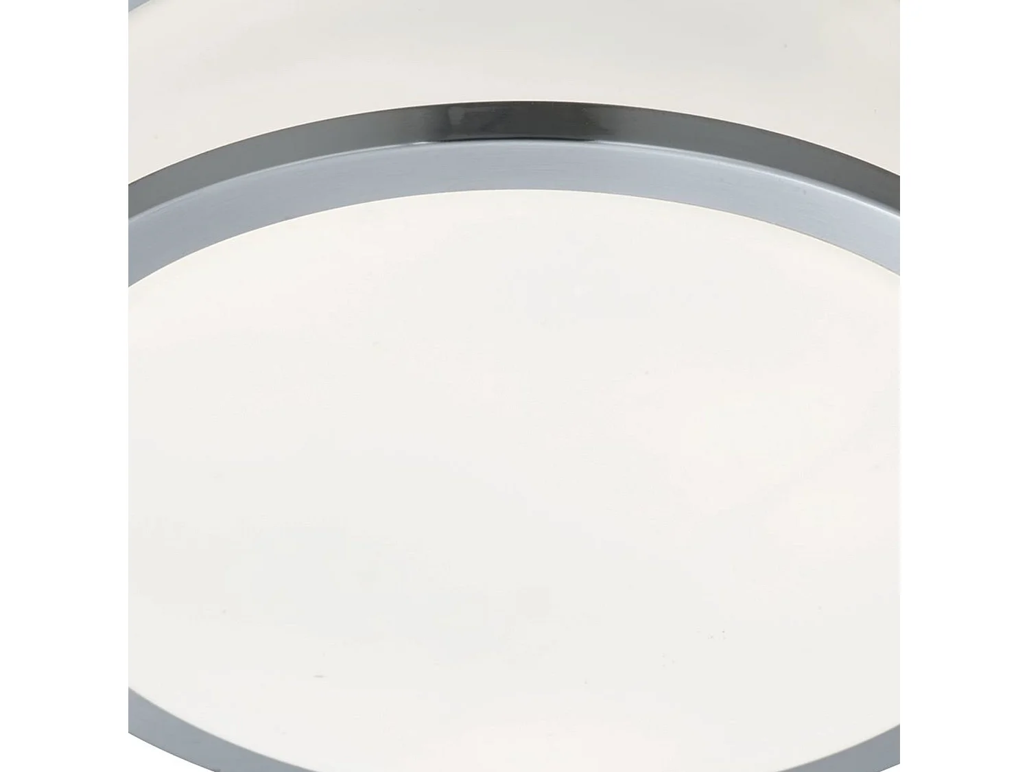 Searchlight Discs Badrumsspolning 2 Ljus Tak Satin Silver IP44, E27