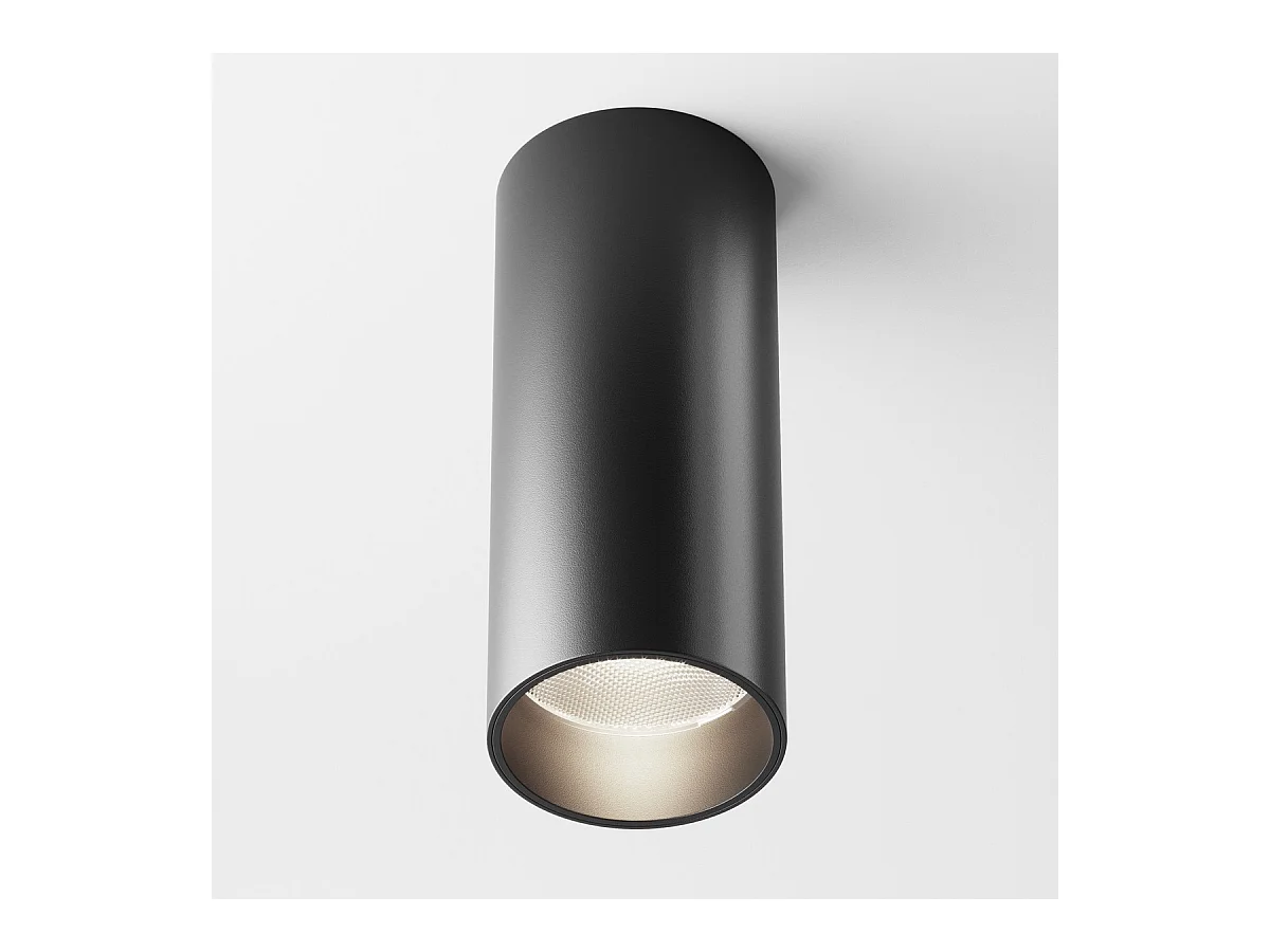 Maytoni FOCUS LED Downlight montato su superficie nero 4000K