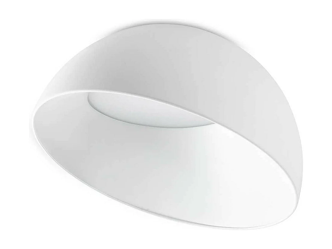 Ideal Lux COROLLA II Plafonnier Semi-Encastré Bol LED Intégré Blanc 2800Lm 3000K