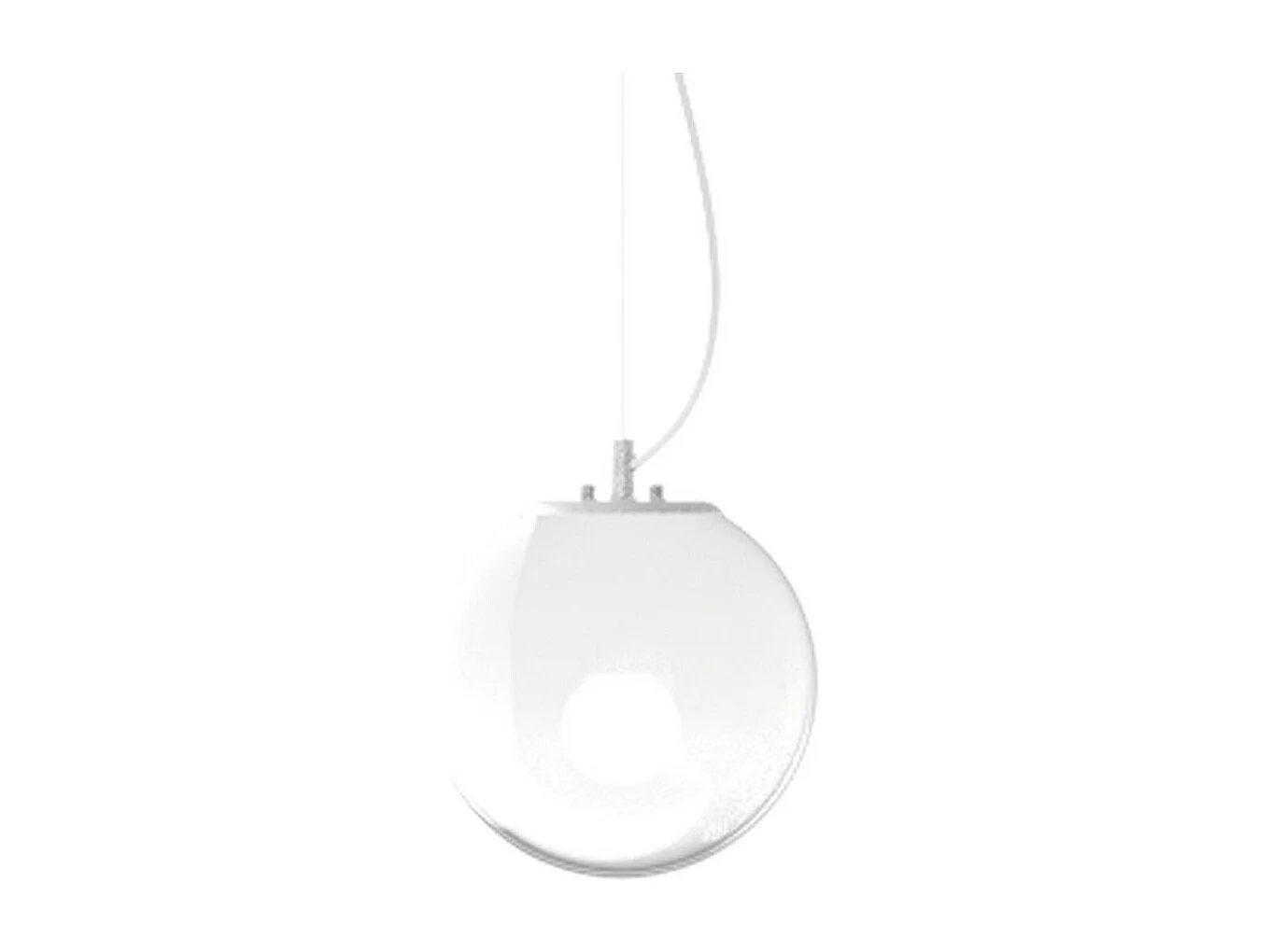 Ideal Lux MAPA CLEAR 20cm Globe Pendelleuchte Deckenleuchte Opal