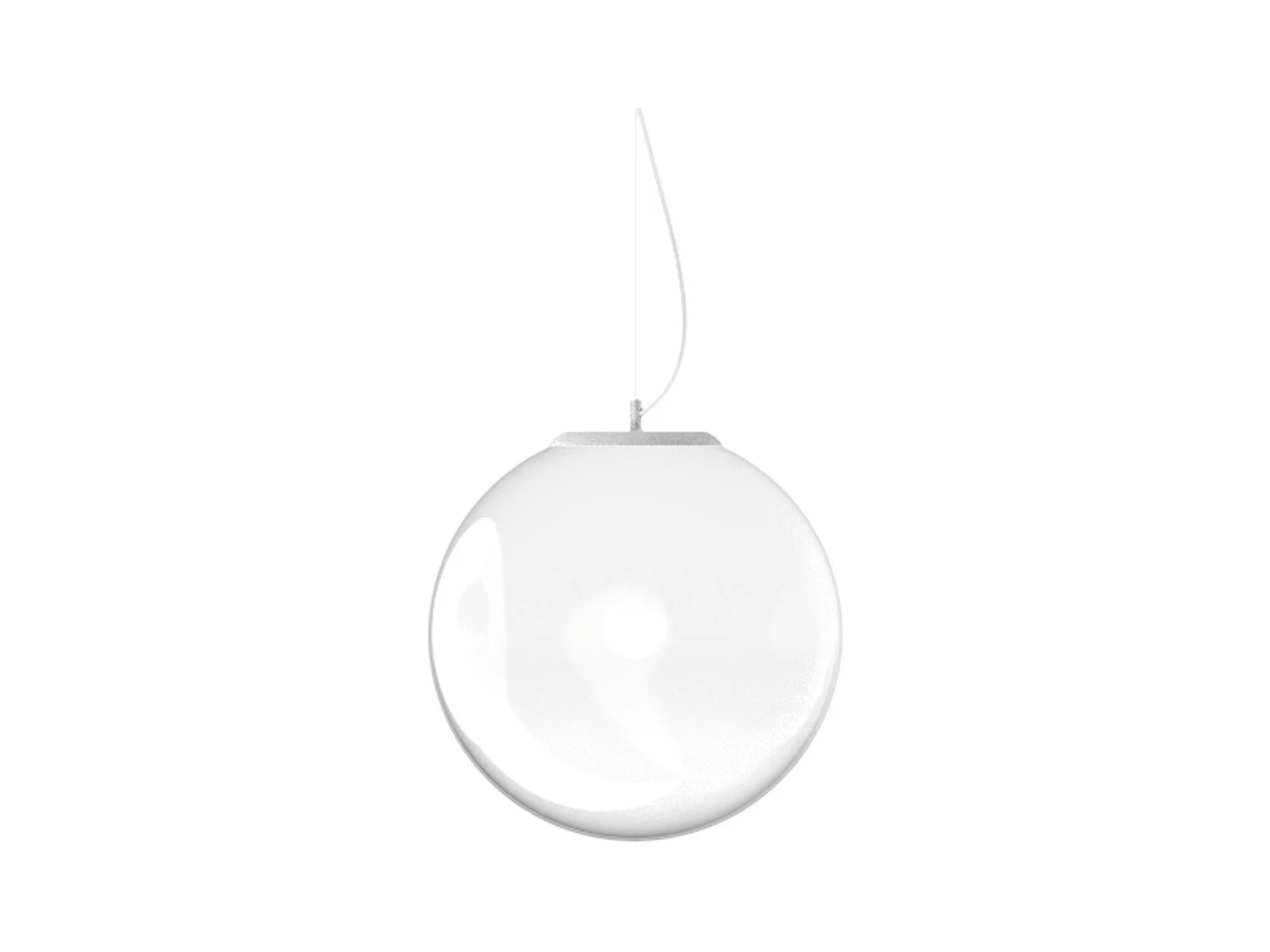 Ideal Lux MAPA CLEAR 40cm Globe Pendel-Deckenleuchte Opal