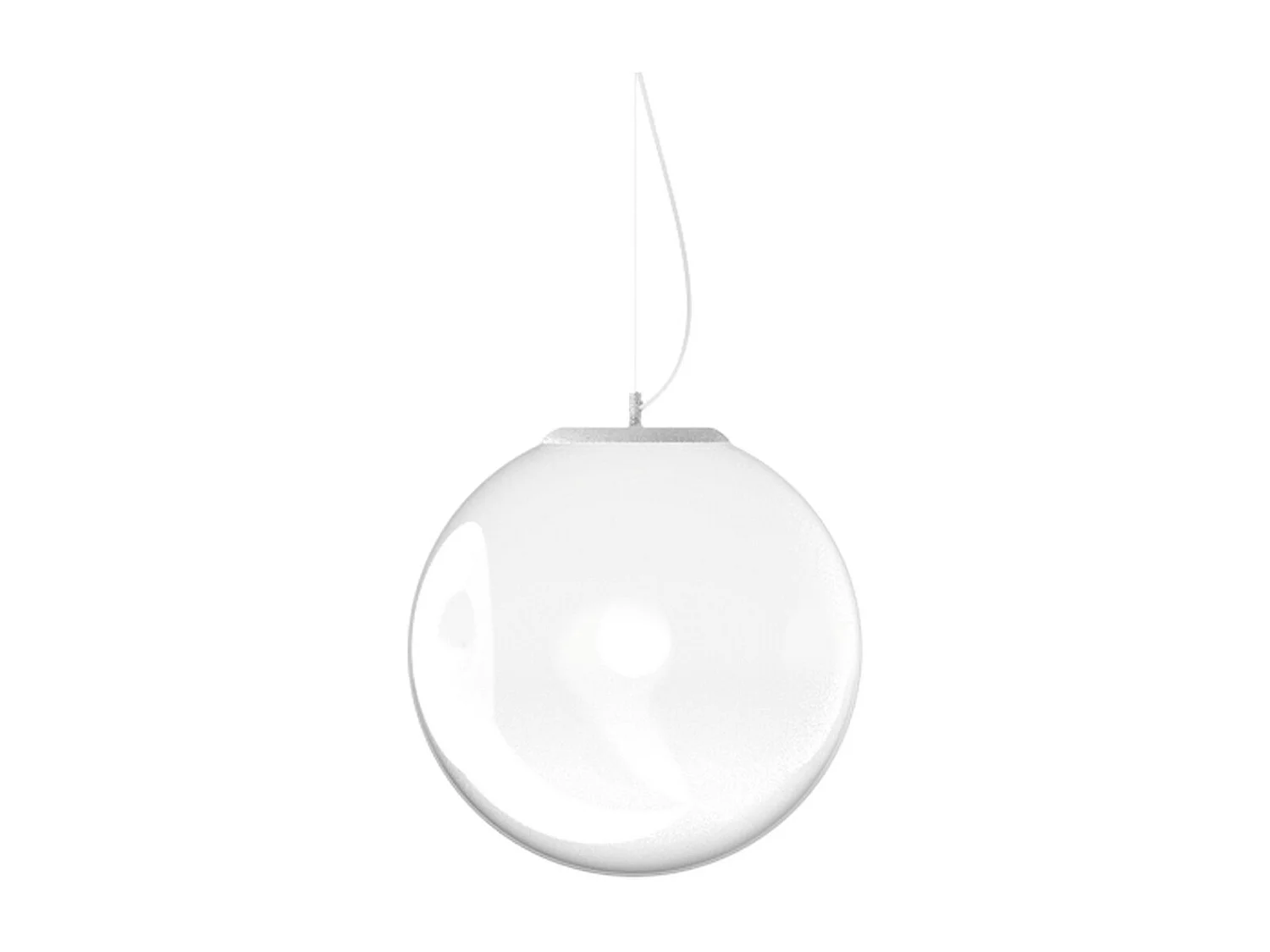 Ideal Lux MAPA CLEAR 40cm Kula Wisząca Sufitowa Lampa Opal