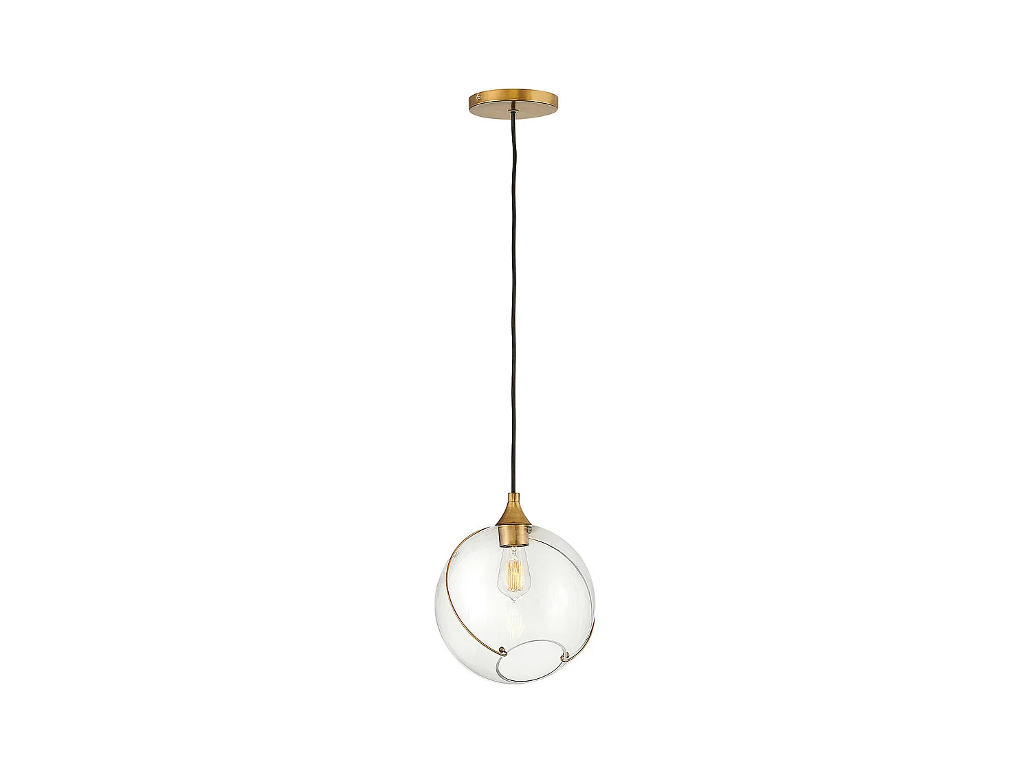 Skye Lisa McDennon by Hinkley 1 licht Pendelleuchte Heritage Messing