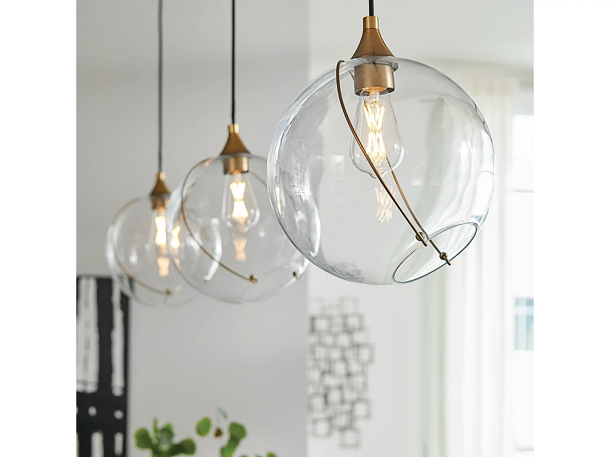 Skye Lisa McDennon by Hinkley 1 licht Pendelleuchte Heritage Messing