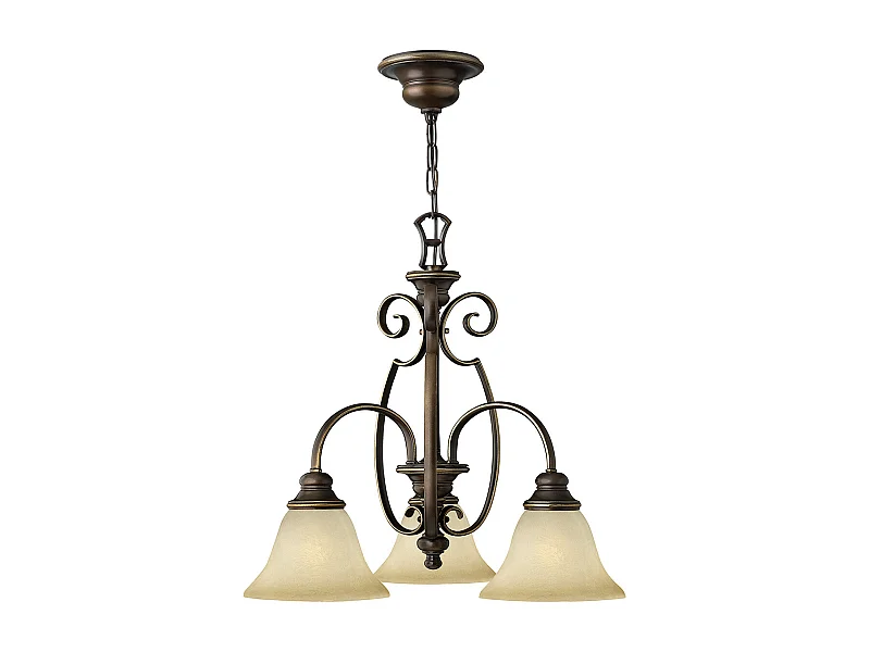 Elstead Cello - Lampadario Multi Braccio 3 Luci Finitura Bronzo Antico, E27