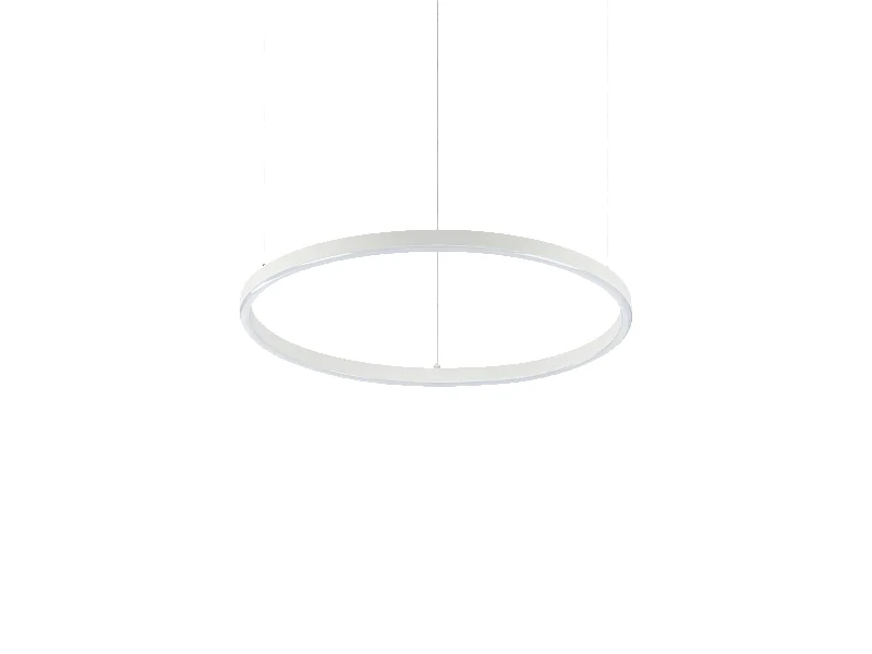 Ideal Lux ORACLE SLIM 50cm dimmbare 4000K runde integrierte LED-Pendelleuchte in Weiß