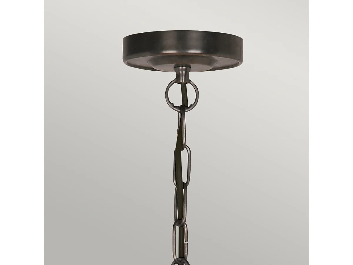 Lampadario a 3 luci Finsbury Park, bronzo antico