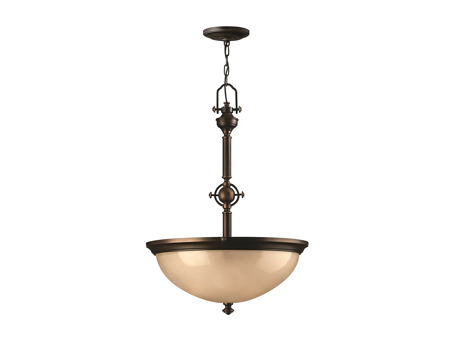 Elstead Mayflower 3 ljus takhänge brons, E27