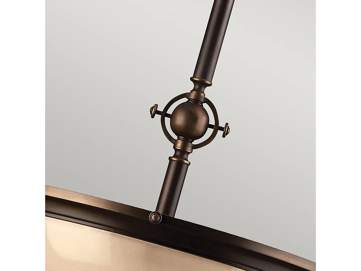 Elstead Mayflower 3 ljus takhänge brons, E27