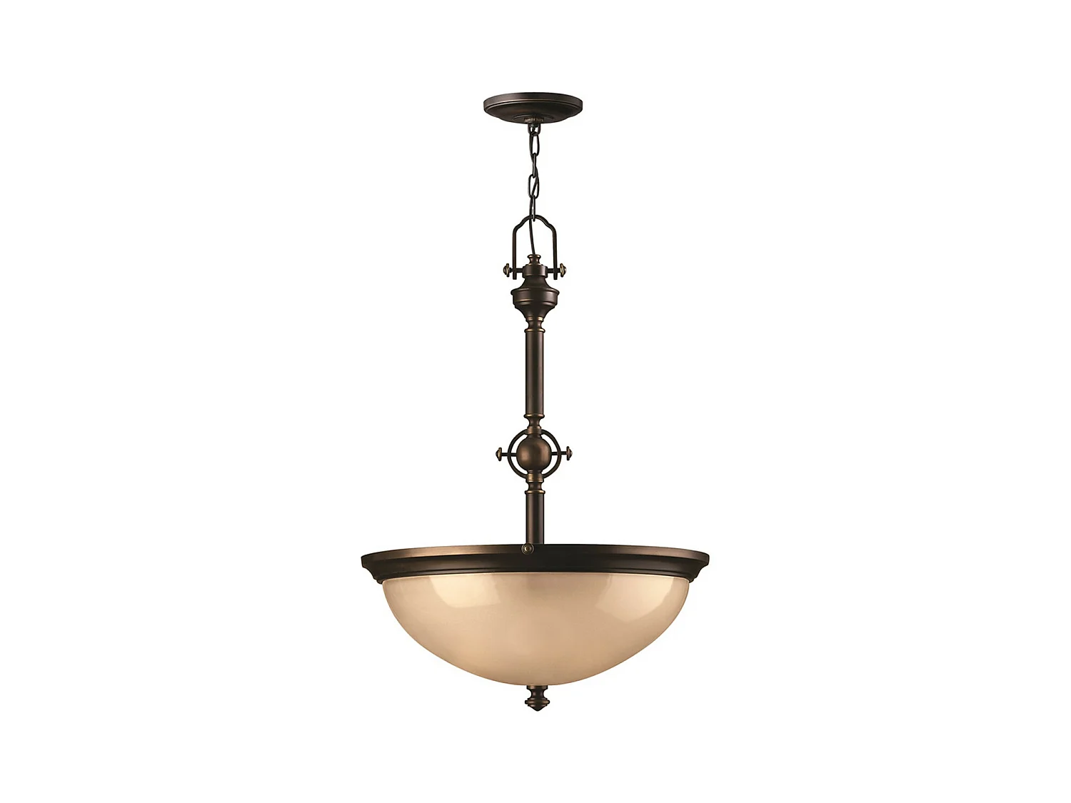 Elstead Mayflower - 3 Lichtdeckenanhänger Bronze, E27