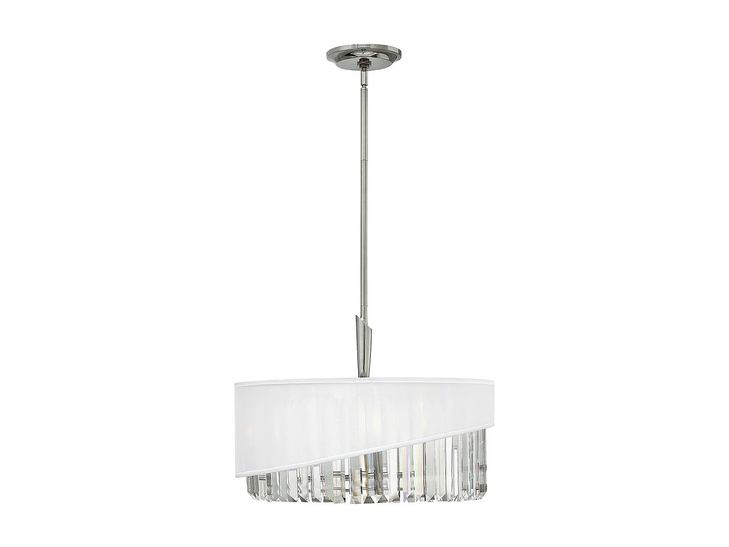 Elstead Gigi 3 ljus takhänge polerad nickel, E14