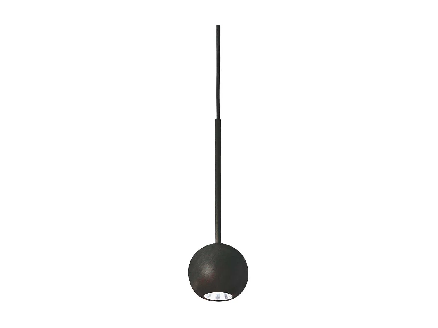 Ideal Lux ARCHIMEDE Plafón Colgante Globo LED Integrado Negro 250Lm 3000K