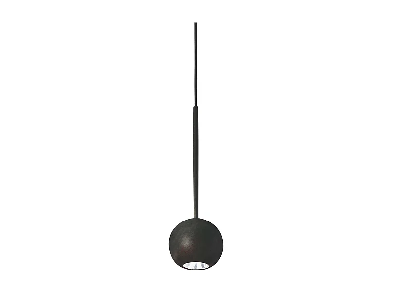 Ideal Lux ARCHIMEDE Plafón Colgante Globo LED Integrado Negro 250Lm 3000K