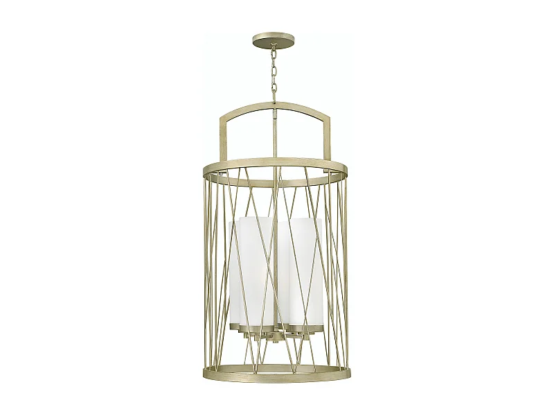 Elstead Nest - 4 Licht Decke Anhänger Kronleuchter Silberblatt, E27