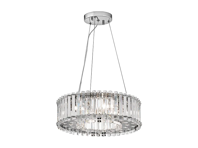 Elstead Crystal Skye - 6 Licht Decke Anhänger Chrom mit Kristallen, G9