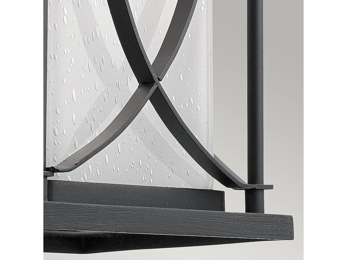 Ashbern Kichler Outdoor 1 Licht Wandlaterne texturiert schwarz IP44