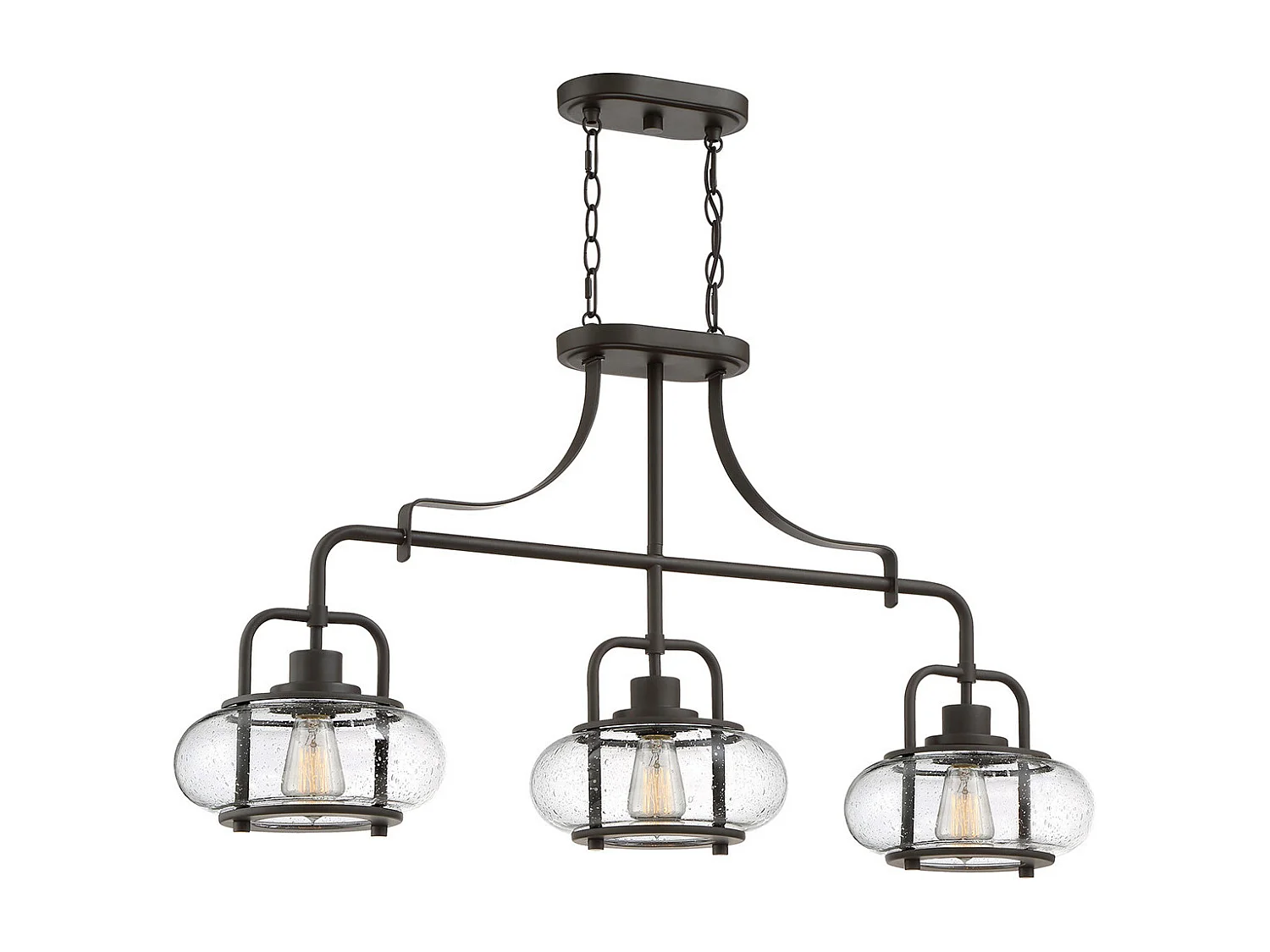 Elstead Quoizel Trilogy Bar Pendel Taklampa Olde Bronze