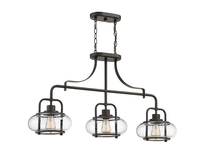 Elstead Quoizel Trilogy Bar Pendel Taklampa Olde Bronze