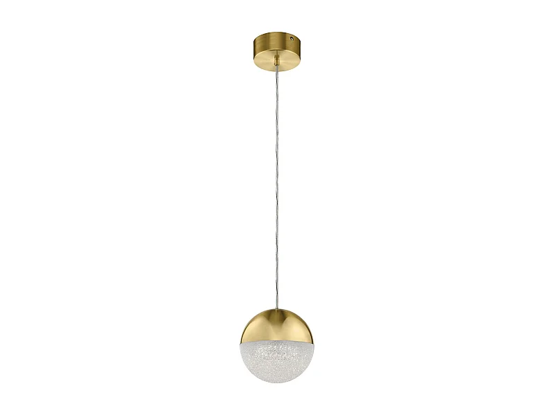 Elstead Kichler Moonlit Plafoniera a sospensione sferica a LED integrata oro champagne, 3000K