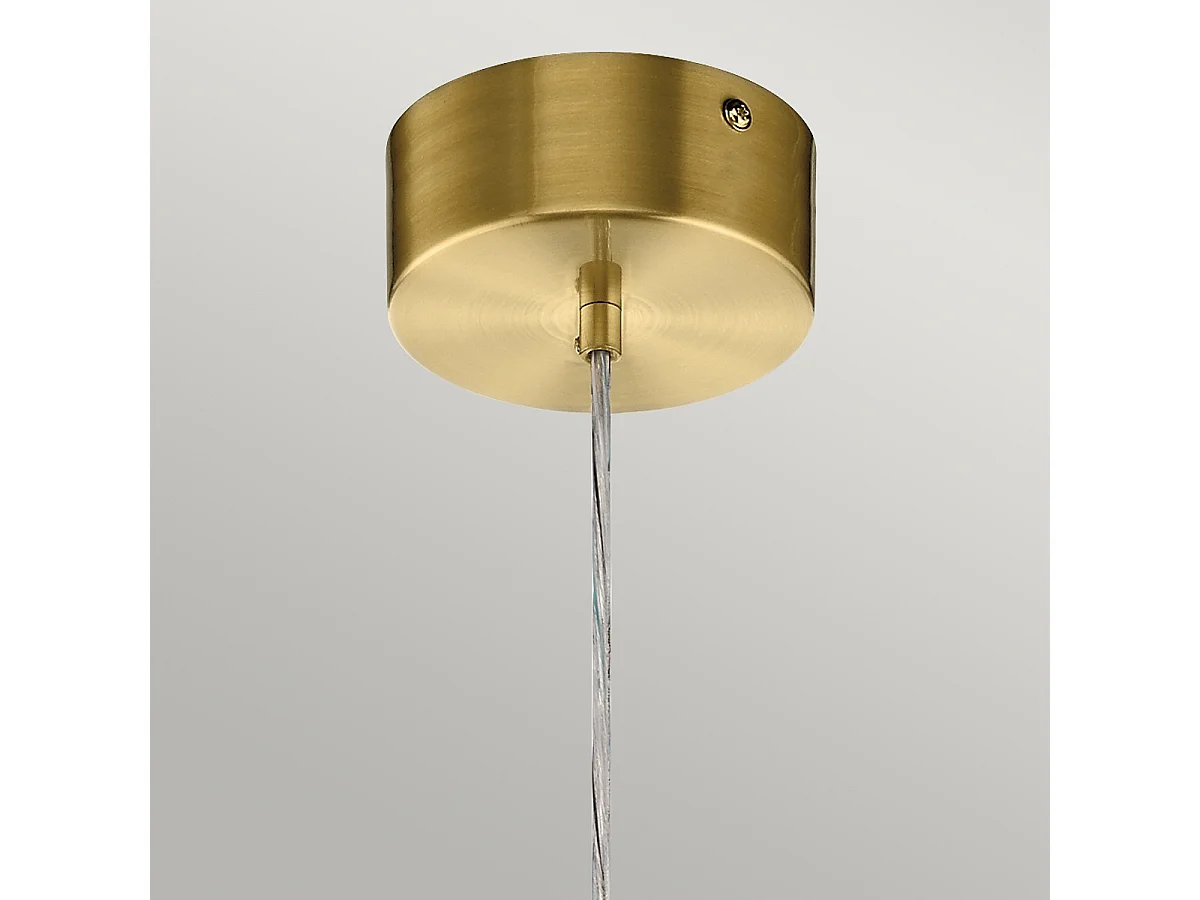 Elstead Kichler Moonlit Integrerad LED sfärisk taklampa Champagne Guld, 3000K